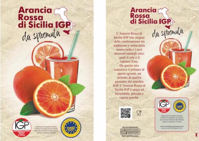 Agrumicoltura| Nuova etichettatura per l’Arancia Rossa di Sicilia IGP da spremuta.
