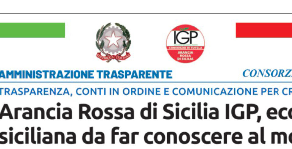 Arancia Rossa di Sicilia IGP, eccellenza siciliana da far conoscere al mondo.