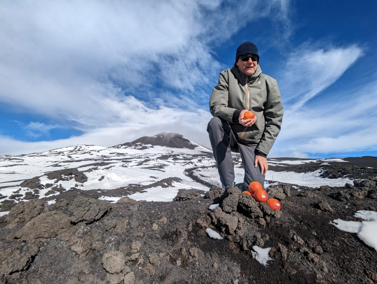 Agrumicoltura | L’Arancia Rossa di Sicilia IGP sulla cima dell’Etna. Il presidente del Consorzio IGP Gerardo Diana: “Legame indissolubile tra il vulcano e l’arancia rossa”.